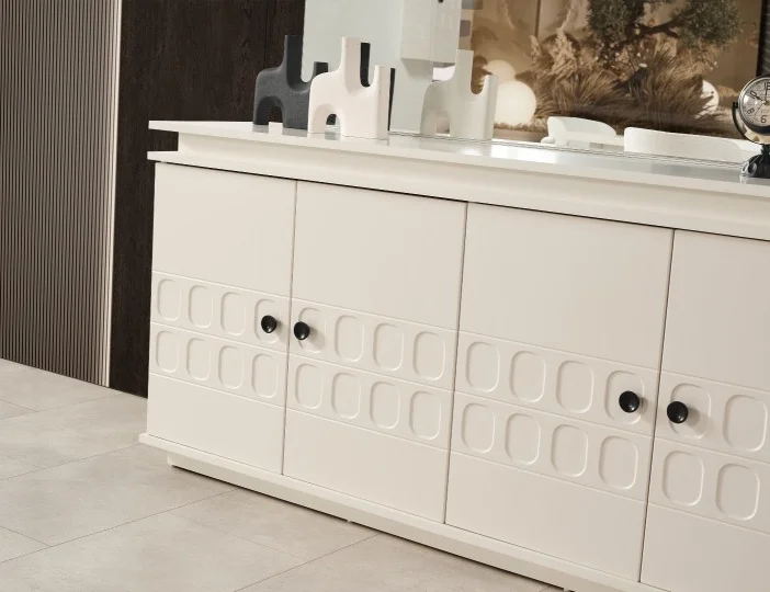 Petek Yemek Odası (Ön yüzler %100 mdf kasa suntalem malzemeden üretilmiştir)